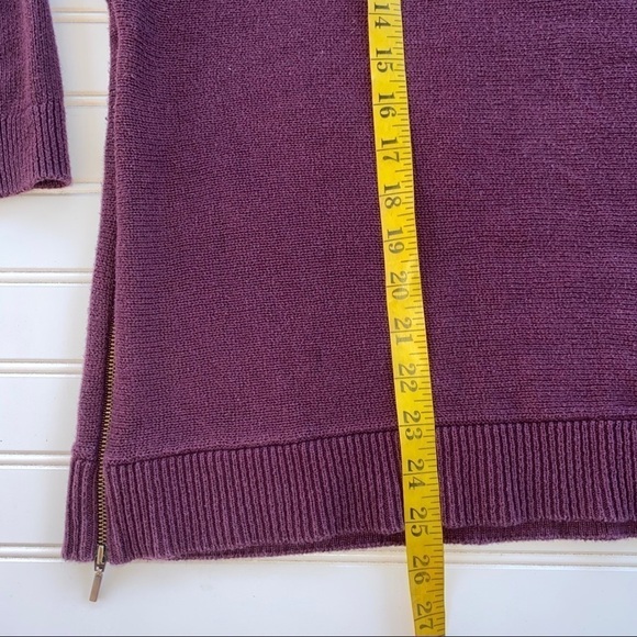 Lane Bryant Burgundy Side zipper sweater 14/16 - Picture 8 of 11